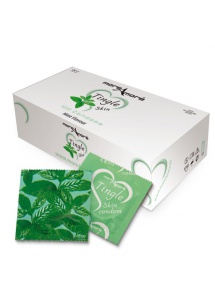 SexShop - Miętowe prezerwatywy MoreAmore Condom Tasty Skin Mint 100 sztuk - online