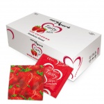 SexShop - Truskawkowe  prezerwatywy MoreAmore Condom Tasty Skin Strawberry 100 sztuk - online
