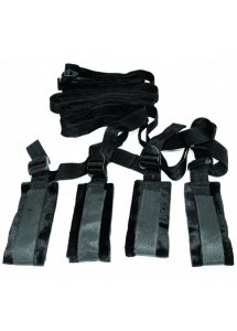 SexShop - S&M Bed Bondage Restraint Kit – Zestaw kajdanek i pasów - online
