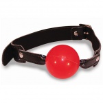 SexShop - S&M Solid Red Ball Gag – Knebel czerwony - online