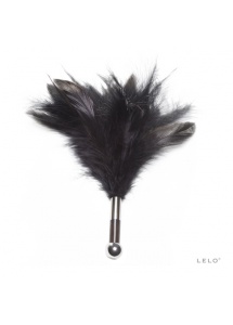 SexShop - Lelo Tantra Feather Teaser – Pędzelek z piór czarny - online