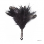SexShop - Lelo Tantra Feather Teaser – Pędzelek z piór czarny - online