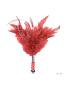 SexShop - Lelo Tantra Feather Teaser – Pędzelek z piór czerwony - online