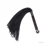SexShop - Lelo Sensua Suede Whip – Ekskluzywny pejcz skórzany  czarny - online