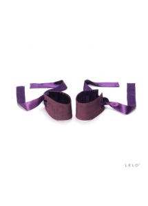 SexShop - Lelo Etherea Silk Cuffs – Jedwabne ekskluzywne kajdanki fioletowe - online