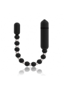SexShop - Booty Beads 2 PowerBullet – Koraliki analne wibrujące czarne - online