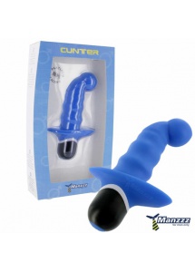 SexShop - Wibrator analny - ManzzzToys Cunter niebieski - online