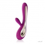 SexShop - Wibrator ze stymulatorem łechtaczki - Lelo Soraya Vibrator czerwony - online
