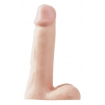 SexShop - Dildo realistyczne - PIPEDREAM Basix Rubber Works 8" Dong naturalny - online