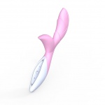 SexShop - Wibrator ze stymulatorem łechtaczki - ZINI Hua  różowy - online