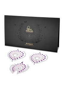 SexShop - Ozdoby z klejnotów na sutki i ciało - Bijoux Indiscrets Flamboyant fioletowy - online