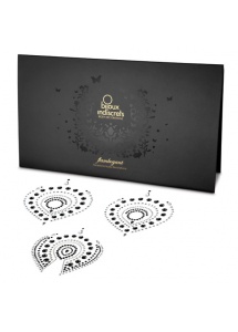 SexShop - Ozdoby z klejnotów na sutki i ciało - Bijoux Indiscrets Flamboyant czarny - online
