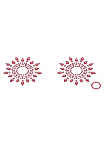SexShop - Biżuteria na piersi - Petits Joujoux Gloria czerwona - online