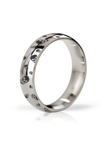 SexShop - Stalowy pierścień na penisa - Mystim His Ringness Earl Polished & Engraved 51m - online