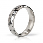 SexShop - Stalowy pierścień na penisa - Mystim His Ringness Earl Polished & Engraved 51m - online
