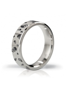 SexShop - Stalowy pierścień na penisa - Mystim His Ringness Duke Polished & Engraved 51m - online