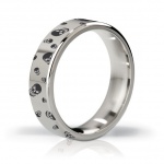SexShop - Stalowy pierścień na penisa - Mystim His Ringness Duke Polished & Engraved 51m - online