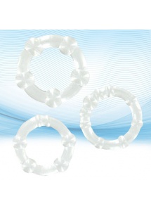 SexShop - Trzy pierścienie na penisa - XLsucker Beaded Cockrings - online