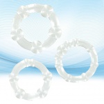 SexShop - Trzy pierścienie na penisa - XLsucker Beaded Cockrings - online