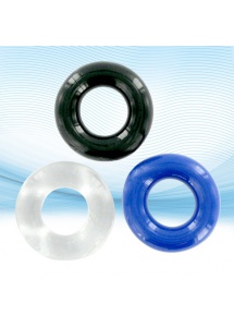 SexShop - Trzy pierścienie na penisa - XLsucker Stretchy Cockrings - online