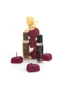 SexShop - Zestaw lubrykant plus świece - Extase Sensuel Naughty Kit Silk Nights - online