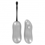 SexShop - Stymulator jajeczko bezprzewodowy - Vibe Therapy Reign  srebrny - online