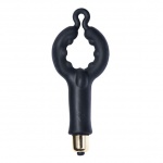 SexShop - Pierścień wibrujący ze stymulatorem łechtaczki - Rocks-Off 4US 7-Speed czarny - online