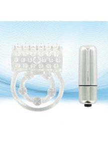 SexShop - Pierścień na członka z wibracjami - XLsucker Vibrating Clit Flicker Cockring - online