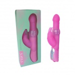 SexShop - Wibrator ze stymulatorem łechtaczki - Layla Crisantemi Vibrator - online