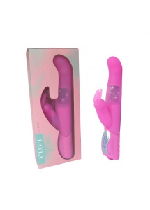 SexShop - Wibrator z obrotową główką i stymulatorem łechtaczki - Layla Gigli Vibrator - online