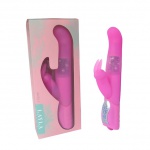 SexShop - Wibrator z obrotową główką i stymulatorem łechtaczki - Layla Gigli Vibrator - online