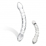SexShop - Dildo szklane - Glas Double Trouble Glass Dildo - online