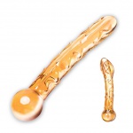 SexShop - Dildo szklane - Glas Orange Tickler Glass Dildo - online