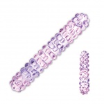 SexShop - Dildo szklane - Glas Purple Rose Nubby Glass Dildo - online
