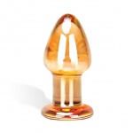 SexShop - Plug analny szklany - Glas Over Easy Glass Butt Plug - online