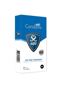 SexShop - Prezerwatywy klasyczne - Safe Just Safe Condoms 10szt - online