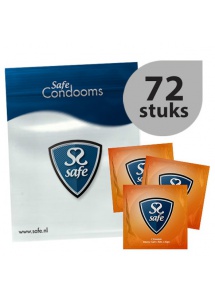 SexShop - Prezerwatywy stymulujące - Safe Intense Safe Condoms Rib-Nop 72szt - online