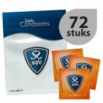 SexShop - Prezerwatywy stymulujące - Safe Intense Safe Condoms Rib-Nop 72szt - online