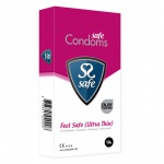 SexShop - Prezerwatywy ultra cienkie - Safe Feel Safe Condoms Ultra-Thin 10szt - online