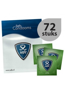 SexShop - Prezerwatywy z aloesem - Safe Caring Condoms Aloe Vera 72szt - online