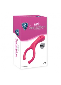 SexShop - Zacisk wibrujący na członka - Safe Sensation Cockring - online