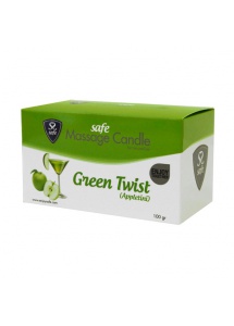 SexShop - Świeca do masażu - Safe Massage Candle Green Twist Appletini jabłka - online