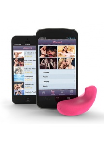 SexShop - Stymulator sterowany ze smartfonu - Vibease Android Version Vibrator różowy - online