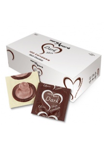 SexShop - Czekoladowa prezerwatywa MoreAmore Condom Tasty Skin Chocolate 1 sztuka - online