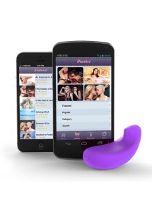 SexShop - Stymulator sterowany z telefonu - Vibease iPhone Version Vibrator fioletowy - online