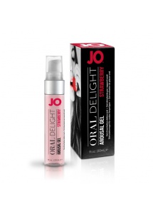 SexShop - Żel do seksu oralnego - System JO Oral Delight 30 ml truskawkowy - online