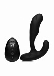 7X P-BENDER giętki stymulator prostaty z kulką do pobudzania punktu P - czarny AG251 - 7X P-BENDER Bendable Prostate Stimulator with Stroking Bead - Bl