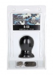 B-50 - Okrągły Nabój analny - śrut - Czarny AIR07B