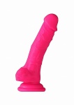 Maia Billee - Neonowe realistyczne dildo JM-18303 - Pink
