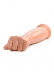 Cieliste dildo w kształcie zaciśniętej pięści AF833 - Fisto Clenched Fist Dildo - Flesh